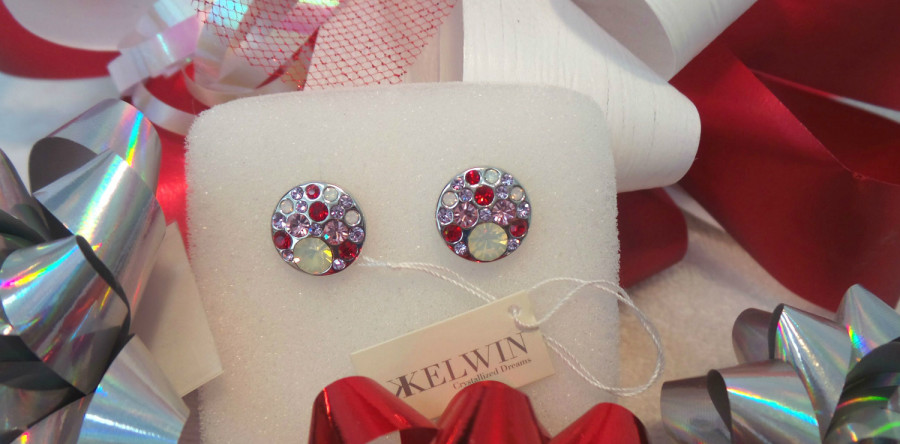 Aretes Swarovski Elements Color Rosa Codigo 13 400