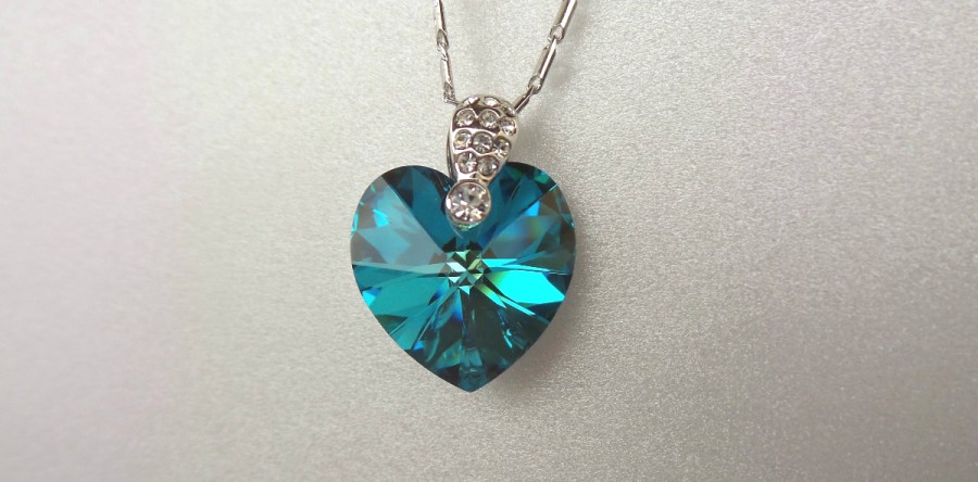 Cadena con Dije “Corazon” Swarovski Elements Codigo 0580