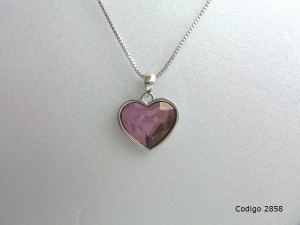 Collar Swarovski Corazon.