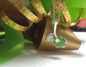 Collar Swarovski La Flor Verde